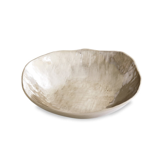 Sierra Modern Strie Medium Bowl Gold