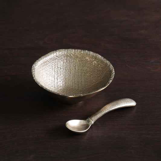 Sierra Modern Chelsea Gold Bowl w/ Spoon 7672