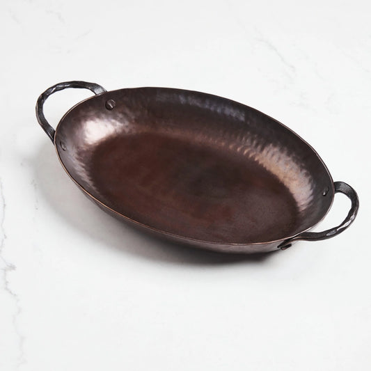 Smithey Carbon Steel Oval Roaster