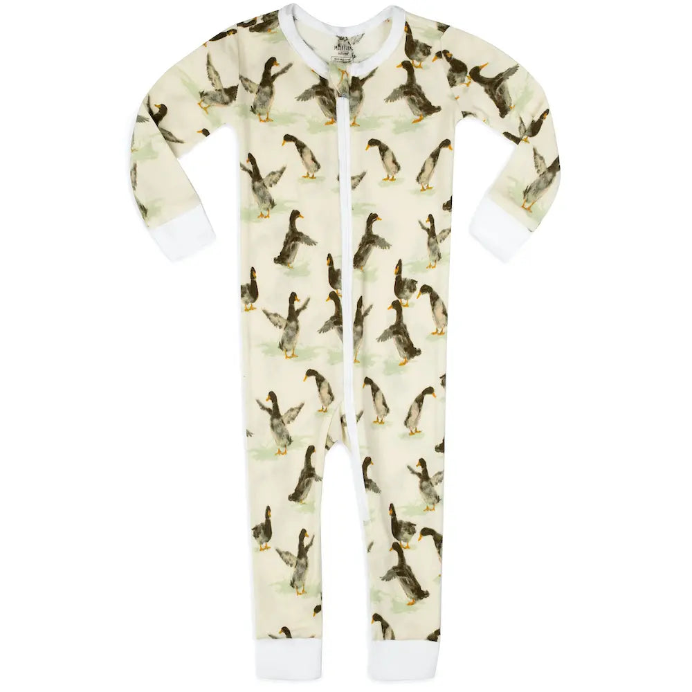 Bamboo Zipper Pajama