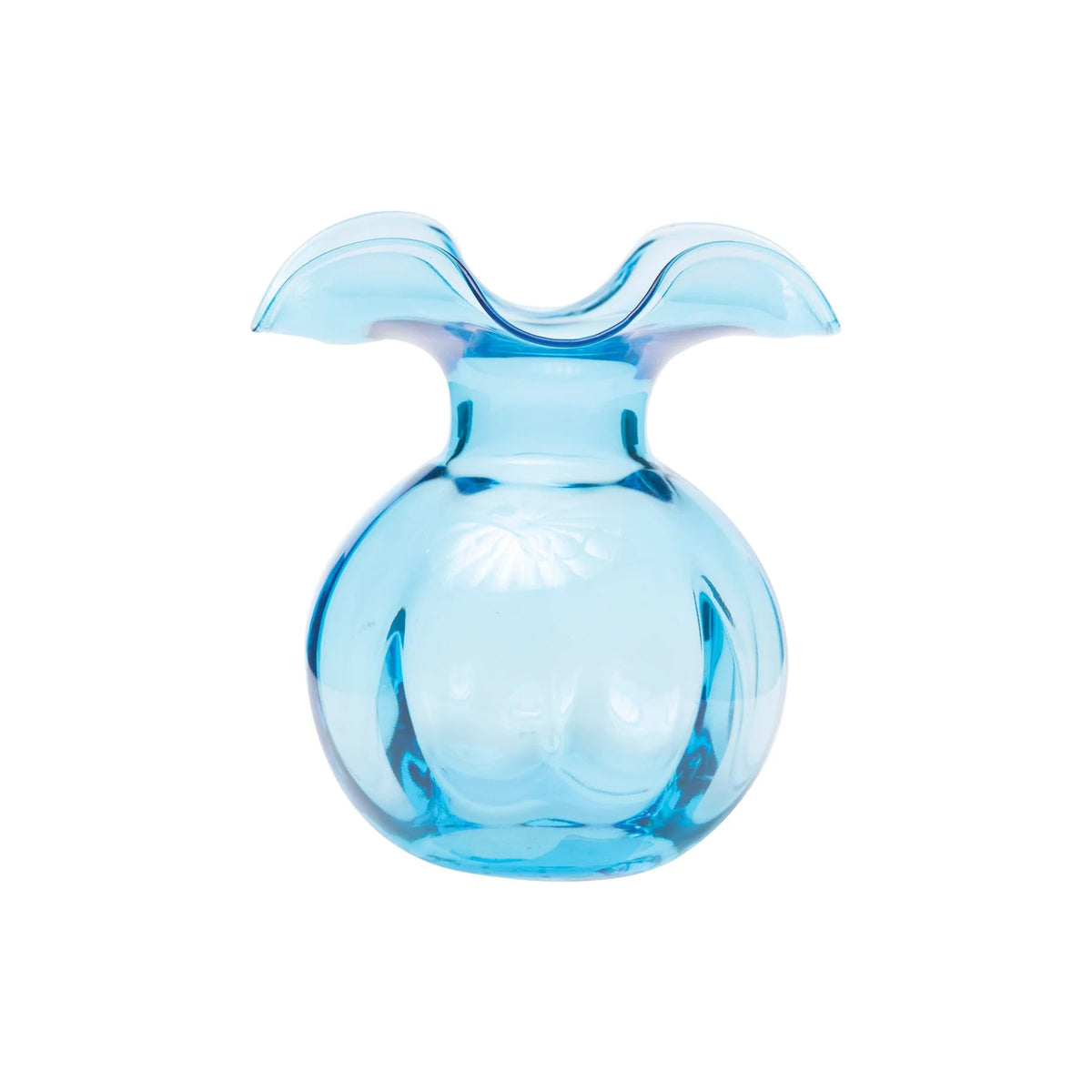 Hibiscus Glass Colored Bud Vase
