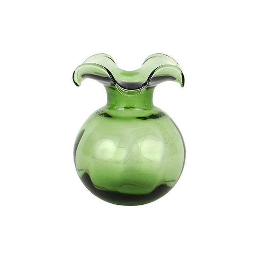 Hibiscus Glass Colored Bud Vase