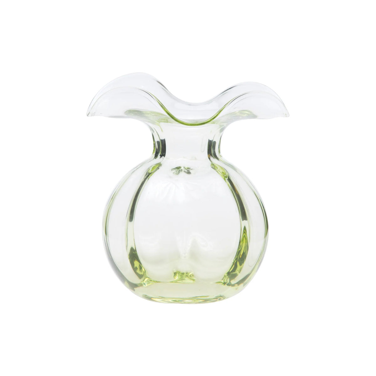 Hibiscus Glass Colored Bud Vase