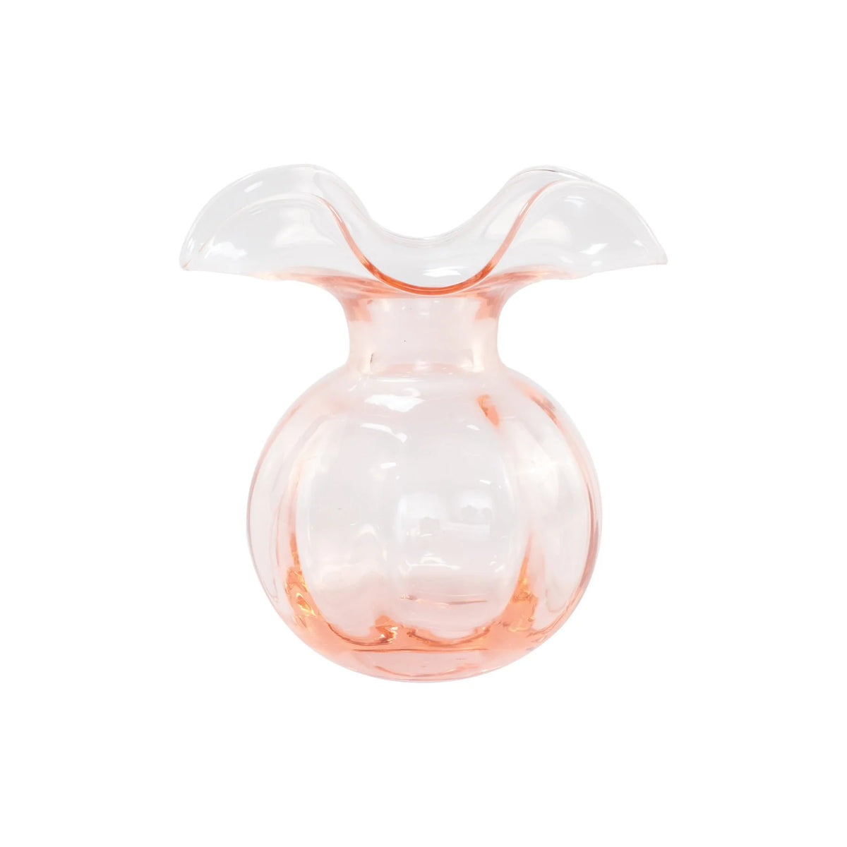Hibiscus Glass Colored Bud Vase
