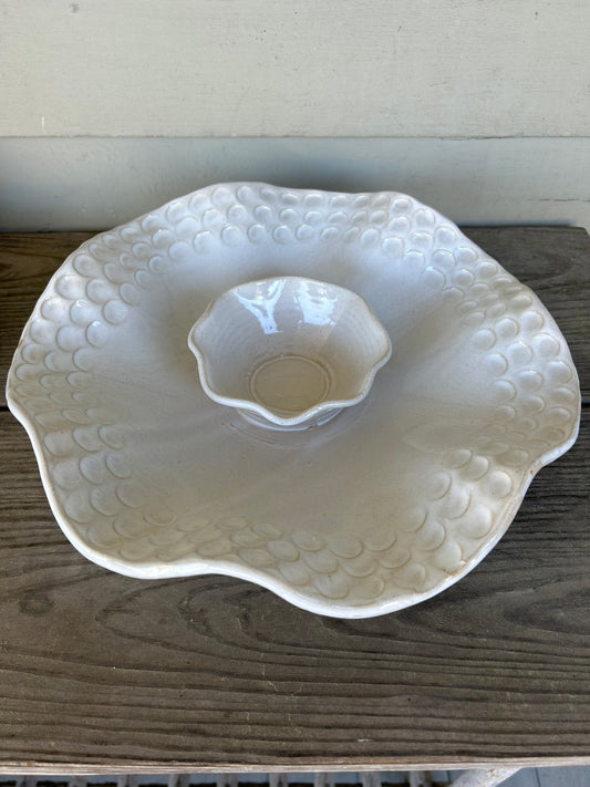Fingerprint Chip & Dip Bowl