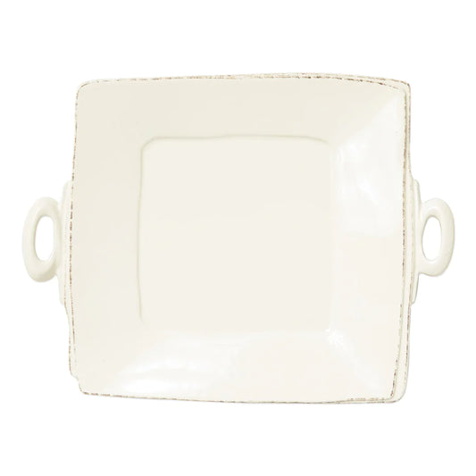Lastra Handled Square Platter