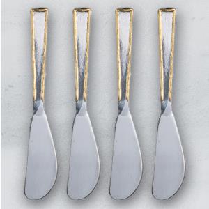 Gilded Edge Spreader Set of 4