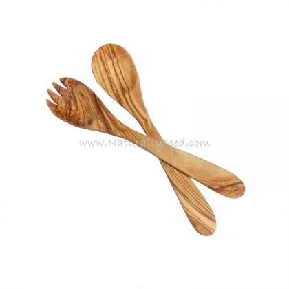 Olive Wood Salad Servers OL007