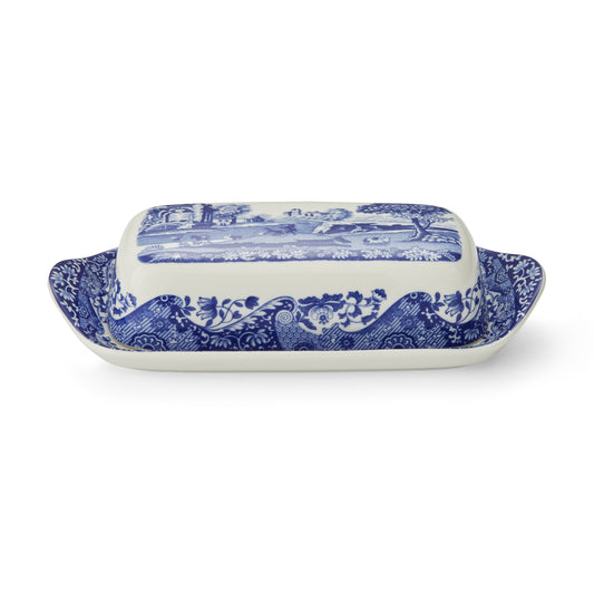 Blue Italian Butter Dish