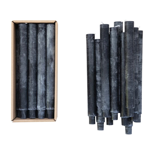 Powder Finish Taper Candles 10inch Set of 4