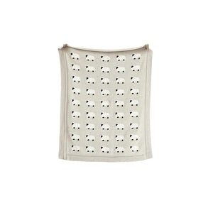 Open image in slideshow, Cotton Knit Baby Blanket
