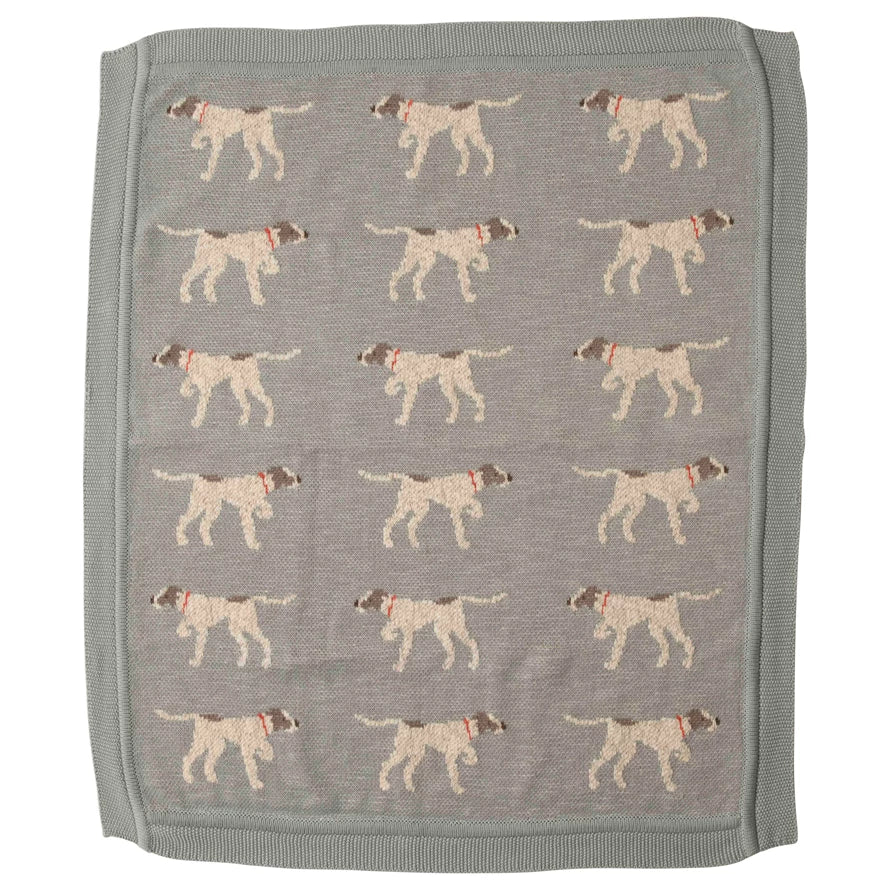 Cotton Knit Baby Blanket