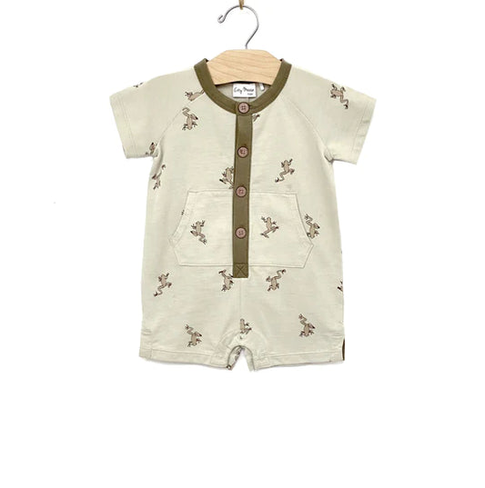 Short Henley Romper