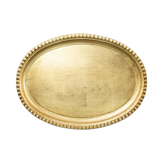 Florentine Wooden Accessories Small Oval Tray