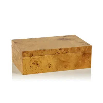 Leiden Burlwood Box Small