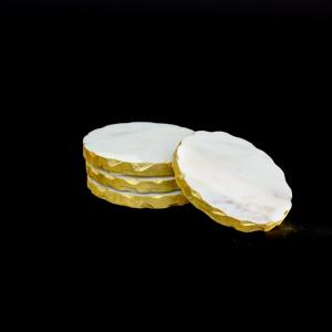 Marble & Gold Coaster Set