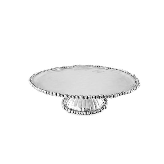 Organic Pearl Pedestal Nova Plate