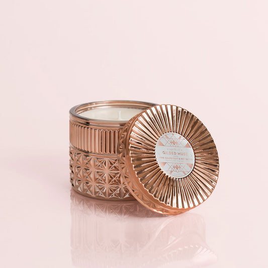 Gilded Muse Faceted Jar