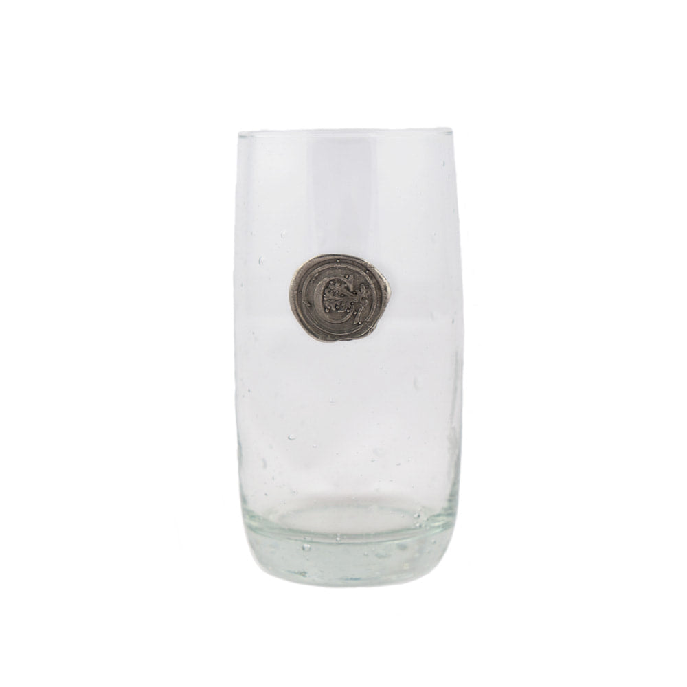 Initial Iced Tea Glass