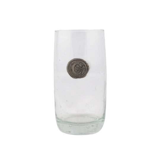 Initial Iced Tea Glass