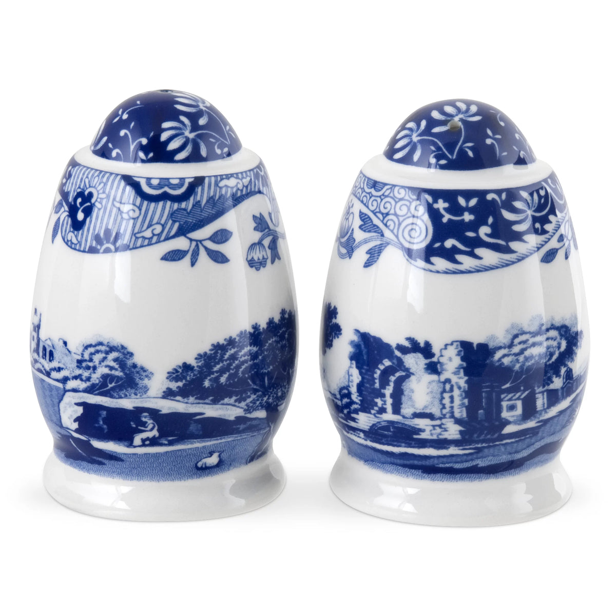 Blue Italian Salt & Pepper