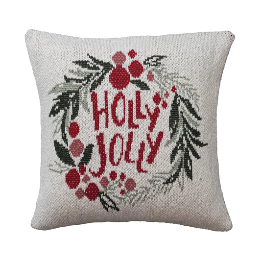 Square Cotton Printed Pillow